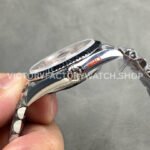 QF Factory Counterweight Rolex Day-Date 128239-0071 36mm Full 904L Baguette Diamond Pink Dial