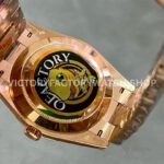 QF Factory Counterweight Rolex Day-Date 228235-0003 40mm Full Rose Gold Baguette Diamond Brown D (7) QF Factory Counterweight Rolex Day-Date 228235-0003 40mm Full Rose Gold Baguette Diamond Brown Dial