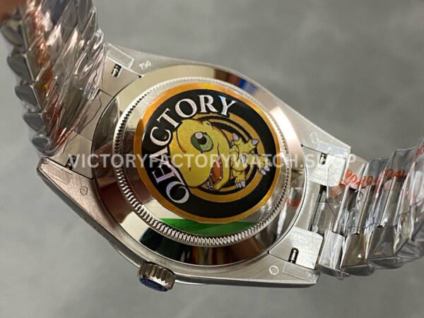 QF Factory Counterweight Rolex Day-Date 228236-0012 40mm Full Platinum Roman Numerals Blue Dial (5) QF Factory Counterweight Rolex Day-Date 228236-0012 40mm Full Platinum Roman Numerals Blue Dial