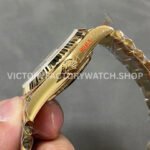 QF Factory Counterweight Rolex Day-Date 228238-0002 40mm Full Yellow Gold Roman Number Silver Di (9) QF Factory Counterweight Rolex Day-Date 228238-0002 40mm Full Yellow Gold Roman Number Silver Dial