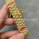 QF Factory Counterweight Rolex Day-Date 228238-0004 40mm Full Yellow Gold Baguette Diamond Bla QF Factory Counterweight Rolex Day-Date 228238-0004 40mm Full Yellow Gold Baguette Diamond Black Dial