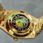 QF Factory Counterweight Rolex Day-Date 228238-0004 40mm Full Yellow Gold Baguette Diamond Bla (6) QF Factory Counterweight Rolex Day-Date 228238-0004 40mm Full Yellow Gold Baguette Diamond Black Dial