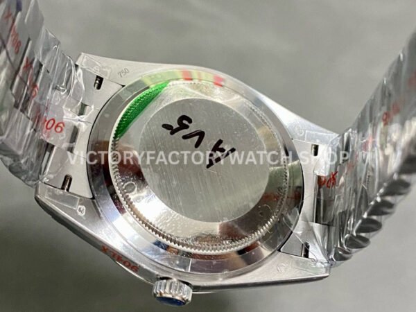 QF Factory Counterweight Rolex Day-Date 228239-0004 40mm Full White Gold Black Dial