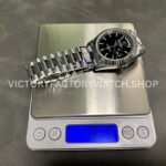 QF Factory Counterweight Rolex Day-Date 228239-0004 40mm Full White Gold Black Dial