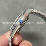 QF Factory Counterweight Rolex Day-Date 228239-0033 40mm Full White Gold Roman Numerals Olive Green Dial