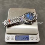 QF Factory Counterweight Rolex Day-Date 228239-0076 40mm Full White Gold Roman Numerals Dark (7) QF Factory Counterweight Rolex Day-Date 228239-0076 40mm Full White Gold Roman Numerals Dark Blue Dial