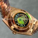 QF Factory Counterweight Rolex Day-Date 238235-0055 40mm Full Rose Gold Roman Number Black Dial