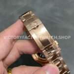 QF Factory Counterweight Rolex Daytona 116505-0014 40mm Full Rose Gold Meteorite Silver Dial