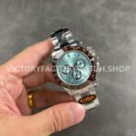 QF Factory Counterweight Rolex Daytona 116506-0001 40mm Full Platinum Ice Blue Dial