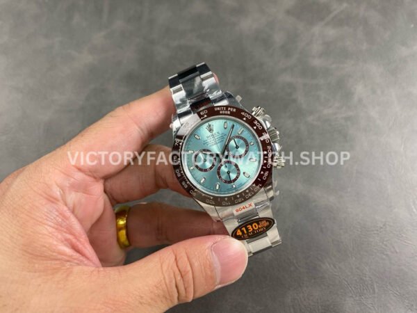 QF Factory Counterweight Rolex Daytona 116506-0001 40mm Full Platinum Ice Blue Dial