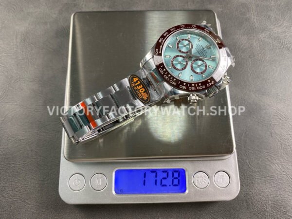 QF Factory Counterweight Rolex Daytona 116506-0001 40mm Full Platinum Ice Blue Dial