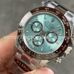 QF Factory Counterweight Rolex Daytona 116506-0001 40mm Full Platinum Ice Blue Dial