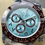QF Factory Counterweight Rolex Daytona 116506-0004 40mm Full Platinum Ice Blue Dial