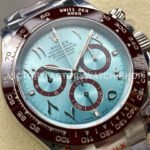 QF Factory Counterweight Rolex Daytona 116506-0004 40mm Full Platinum Ice Blue Dial
