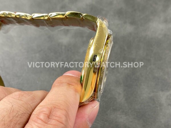 QF Factory Counterweight  Rolex Daytona 116508-0004 40mm Full Yellow Gold Black Dial