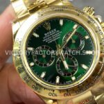 QF Factory Counterweight Rolex Daytona 116508-0013 40mm Full Yellow Gold Green Dial