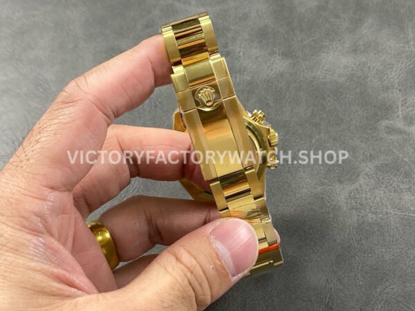 QF Factory Counterweight Rolex Daytona 116508-0013 40mm Full Yellow Gold Green Dial