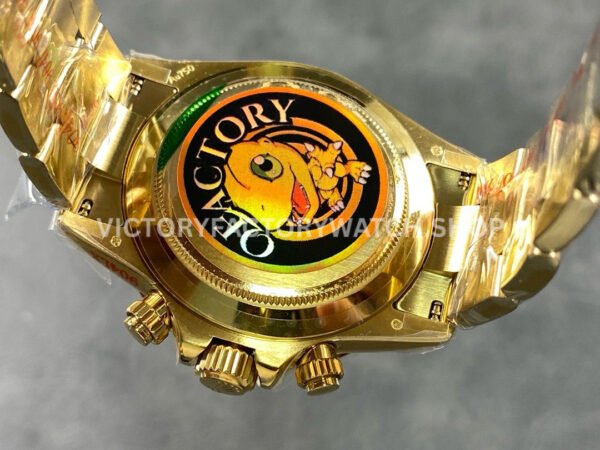 QF Factory Counterweight Rolex Daytona 116508-0013 40mm Full Yellow Gold Green Dial