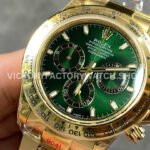 QF Factory Counterweight Rolex Daytona 116508-0013 40mm Full Yellow Gold Green Dial
