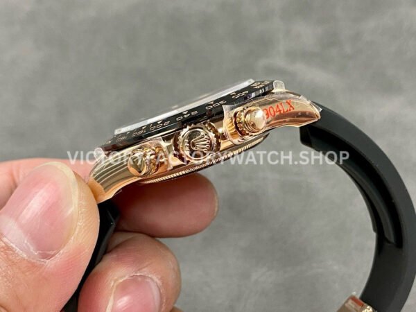 QF Factory Counterweight Rolex Daytona 116515LN-0041 40mm Rose Gold Oysterflex Brown Dial