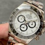 QF Factory Counterweight Rolex Daytona 126500LN-0001 40mm Full 904L White Dial (7) QF Factory Rolex Daytona 126500LN-0001 40mm Full 904L White Dial