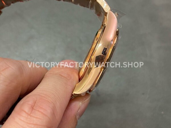 QF Factory Counterweight Rolex Daytona 126505-0004 40mm Full Rose Gold Black Dial