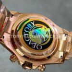 QF Factory Counterweight Rolex Daytona 126505-0004 40mm Full Rose Gold Black Dial