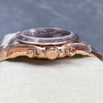 QF Factory Counterweight Rolex Daytona 126505-0005 40mm Full Rose Gold Chocolate Brown Dial