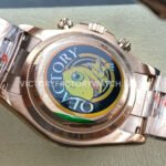 QF Factory Counterweight Rolex Daytona 126505-0005 40mm Full Rose Gold Chocolate Brown Dial