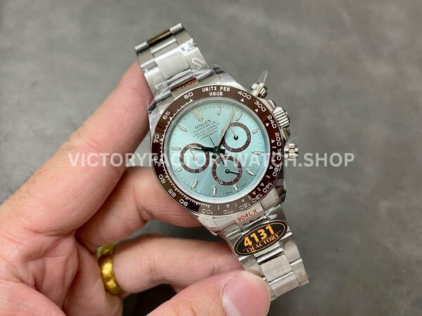 QF Factory Counterweight Rolex Daytona 126506-0001 40mm Full Platinum Sky Blue Dial