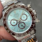 QF Factory Counterweight Rolex Daytona 126506-0001 40mm Full Platinum Sky Blue Dial