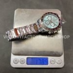 QF Factory Counterweight Rolex Daytona 126506-0002 40mm Full Platinum Baguette Diamond Sky Blue Dial (1) QF Factory Counterweight Rolex Daytona 126506-0002 40mm Full Platinum Baguette Diamond Sky Blue Dial