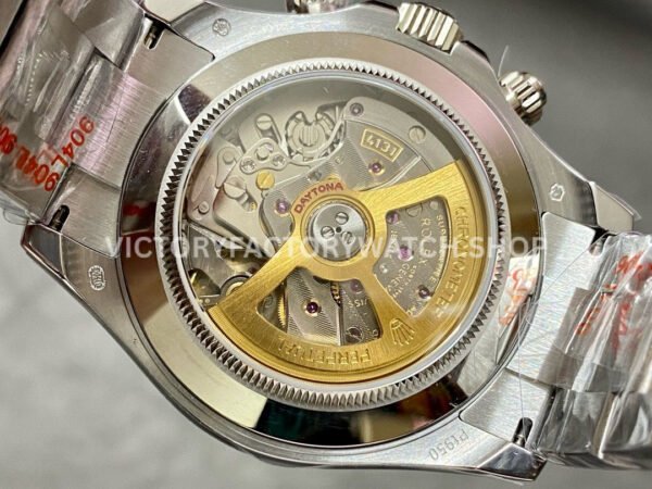 QF Factory Counterweight Rolex Daytona 126506-0002 40mm Full Platinum Baguette Diamond Sky Blue Dial (6) QF Factory Counterweight Rolex Daytona 126506-0002 40mm Full Platinum Baguette Diamond Sky Blue Dial