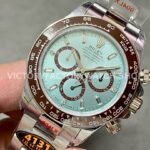 QF Factory Counterweight Rolex Daytona 126506-0002 40mm Full Platinum Baguette Diamond Sky Blue Dial (8) QF Factory Counterweight Rolex Daytona 126506-0002 40mm Full Platinum Baguette Diamond Sky Blue Dial