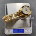 QF Factory Counterweight Rolex Daytona 126508-0001 40mm Full Yellow Gold White Dial