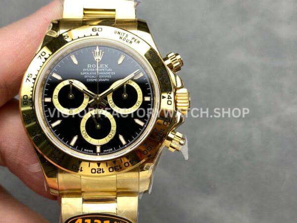 QF Factory Rolex Daytona 126508 yellow gold case