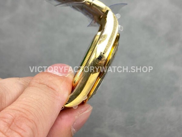 QF Factory Counterweight Rolex Daytona 126508-0004 40mm Full Yellow Gold Black Dial  Brand  Rolex