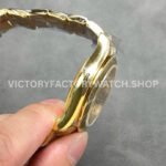 QF Factory Counterweight Rolex Daytona 126508-0005 40mm Full Yellow Gold Champagne Dial