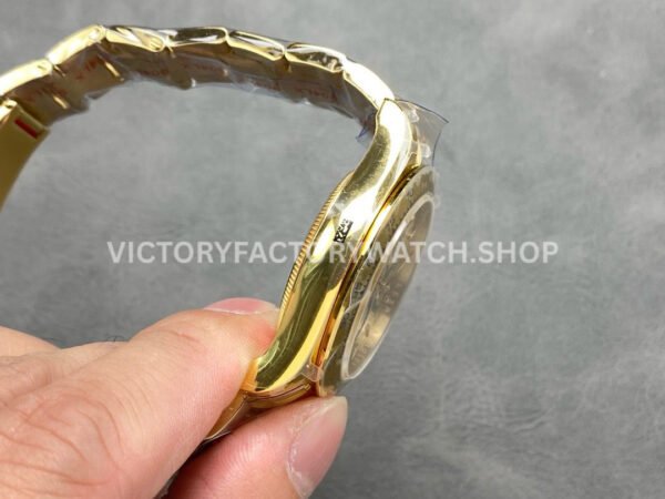 QF Factory Counterweight Rolex Daytona 126508-0005 40mm Full Yellow Gold Champagne Dial