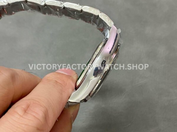 QF Factory Counterweight Rolex Daytona 126509-0002 40mm Full White Gold Diamond Black Dial