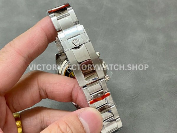 QF Factory Counterweight Rolex Daytona 126509-0003 40mm Full White Gold Silver Dial