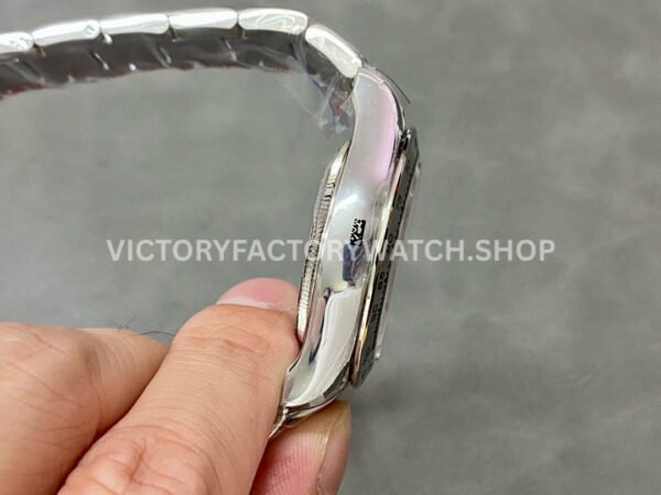 QF Factory Counterweight Rolex Daytona 126509-0003 40mm Full White Gold Silver Dial