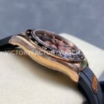 QF Factory Counterweight Rolex Daytona 126515LN-0002 40mm Rose Gold Oysterflex Black Dial