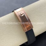 QF Factory Counterweight Rolex Daytona 126515LN-0002 40mm Rose Gold Oysterflex Black Dial