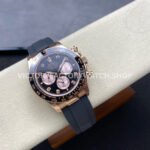 QF Factory Counterweight Rolex Daytona 126515LN-0004 40mm Rose Gold Oysterflex Diamond Black Dial (6) QF Factory Counterweight Rolex Daytona 126515LN-0004 40mm Rose Gold Oysterflex Diamond Black Dial