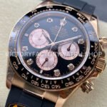 QF Factory Counterweight Rolex Daytona 126515LN-0004 40mm Rose Gold Oysterflex Diamond Black Dial (7) QF Factory Counterweight Rolex Daytona 126515LN-0004 40mm Rose Gold Oysterflex Diamond Black Dial