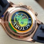 QF Factory Counterweight Rolex Daytona 126515LN-0004 40mm Rose Gold Oysterflex Diamond Black Dial (9) QF Factory Counterweight Rolex Daytona 126515LN-0004 40mm Rose Gold Oysterflex Diamond Black Dial