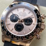 QF Factory Counterweight Rolex Daytona 126515LN-0006 40mm Rose Gold Oysterflex Pink Dial (1) QF Factory Counterweight Rolex Daytona 126515LN-0006 40mm Rose Gold Oysterflex Pink Dial
