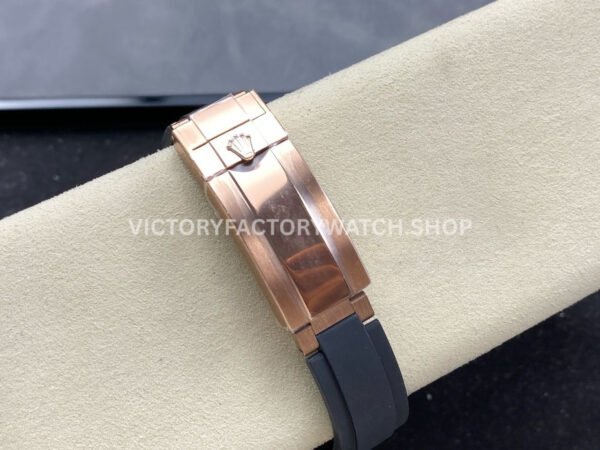 QF Factory Counterweight Rolex Daytona 126515LN-0010 40mm Rose Gold Oysterflex Chocolate Brown Dial (4) QF Factory Counterweight Rolex Daytona 126515LN-0010 40mm Rose Gold Oysterflex Chocolate Brown Dial