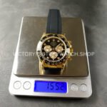 QF Factory Counterweight Rolex Daytona 126518LN-0006 40mm Yellow Gold Oysterflex Diamond Black Dial (1) QF Factory Counterweight Rolex Daytona 126518LN-0006 40mm Yellow Gold Oysterflex Diamond Black Dial